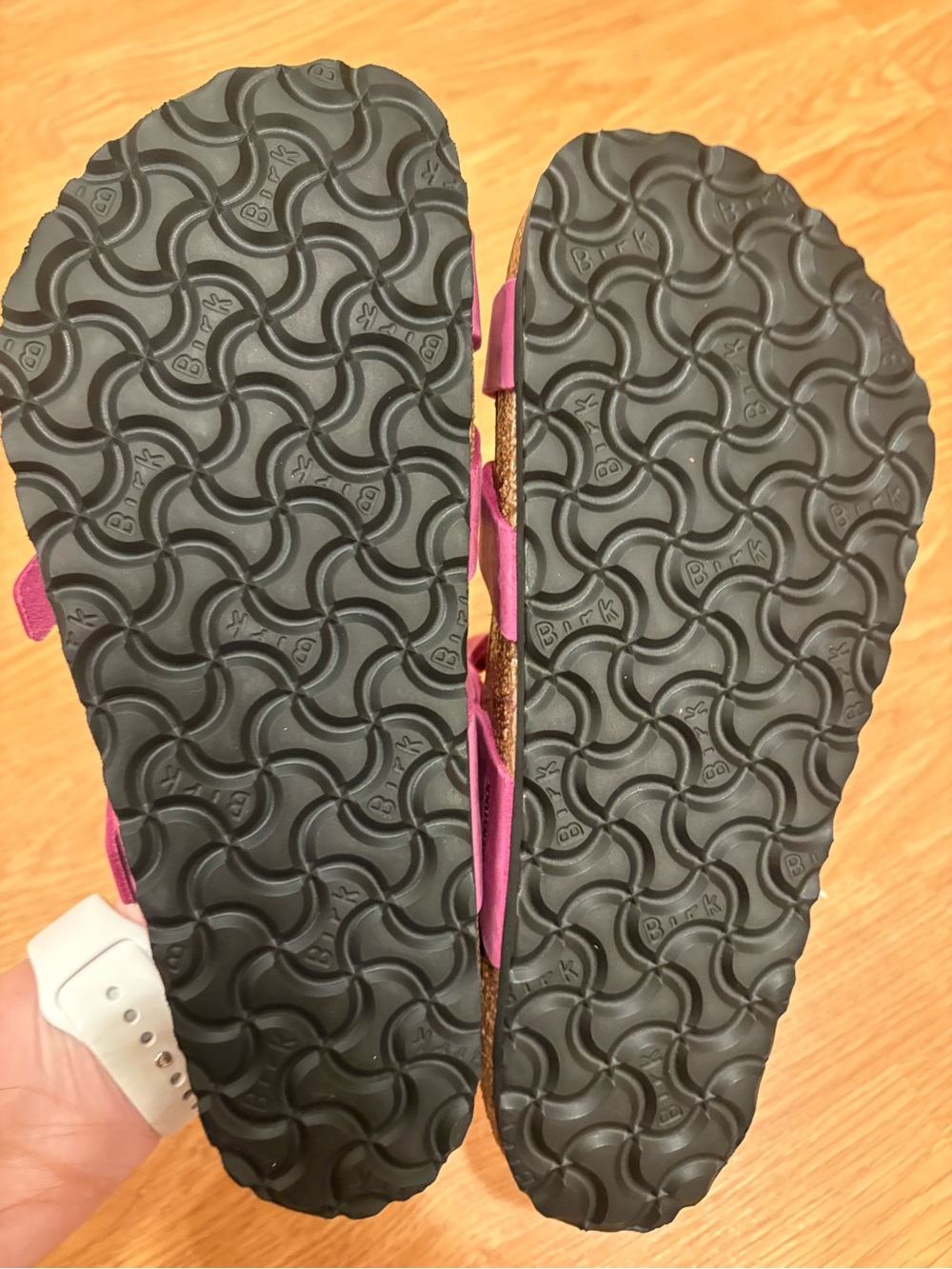 Birkenstock Braided Pink Double-Strap Sandals - Picture 4 of 4